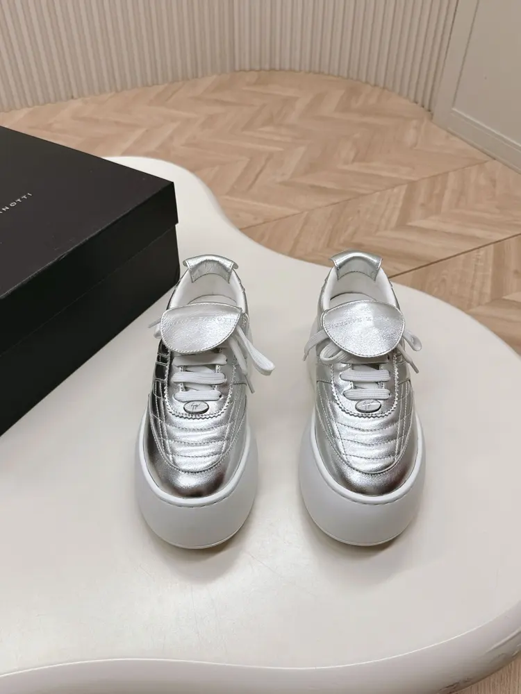 Giuseppe Zanotti new thick-soled white shoes casual sneakers