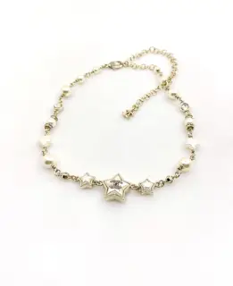 Chanel latest five-pointed star pearl necklace