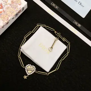 New DIOR necklace Temperamental and personalized CD pearl necklace Hot sale Unique design