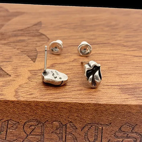 Chrome Hearts Classic Tongue Stud Earrings