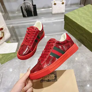 GUCCI white shoes