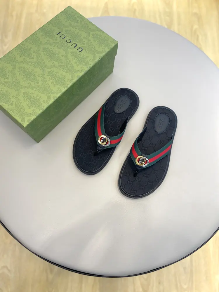 Gucci high-end men’s summer slippers