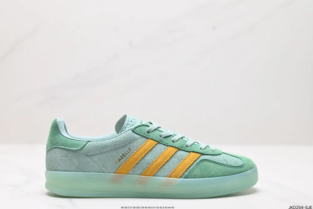 adidas Originals Gazelle INdoor clover casual non-slip wear-resistant low-top sneakers IG6782