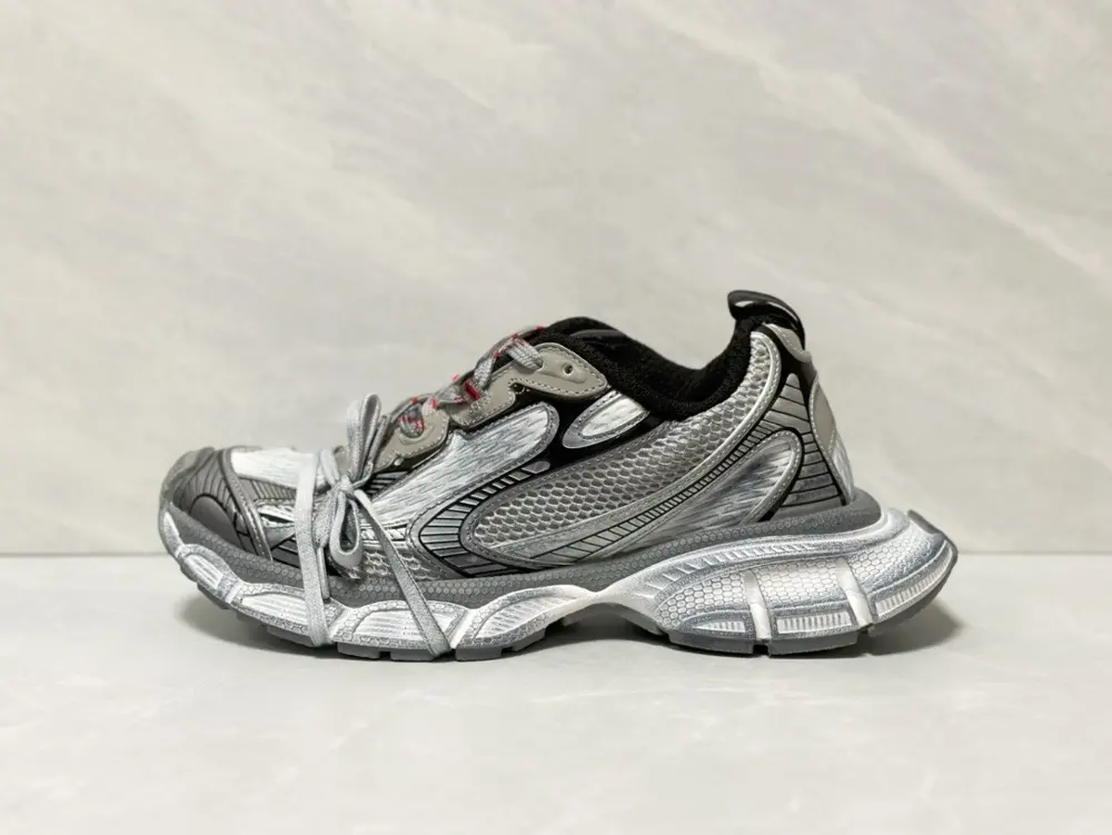 Balenciaga 3XL mesh lace-up distressed low-top dad shoes for men and women