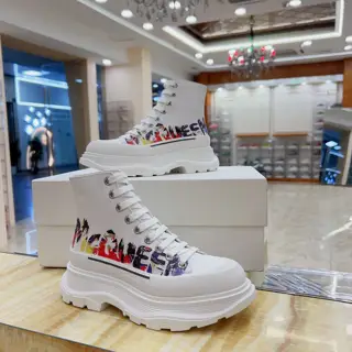 McQueen high-top casual shoes