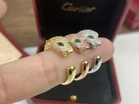 Cartier Leopard full diamond ring