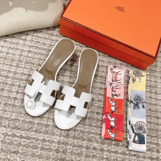 Hermes H Slippers Oran Sandal Series————————————Fashionable and versatile Super comfortable