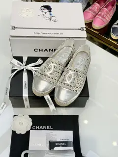 Chanel fisherman shoes new color woven