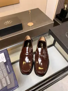 Prada casual leather shoes