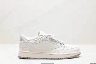 Nike AJ1 reverse hook Travis Scott x Air Jordan 1 “Reverse Mocha” AJ1 Joe 1 TS Lightning XZ1268-002