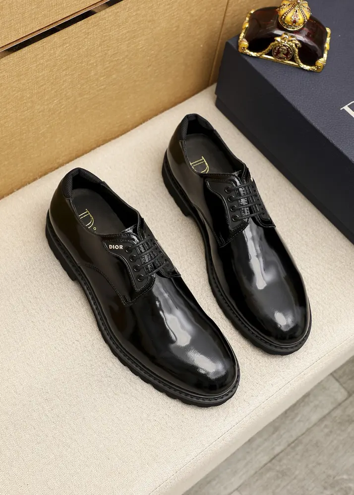 Dior business leather shoes