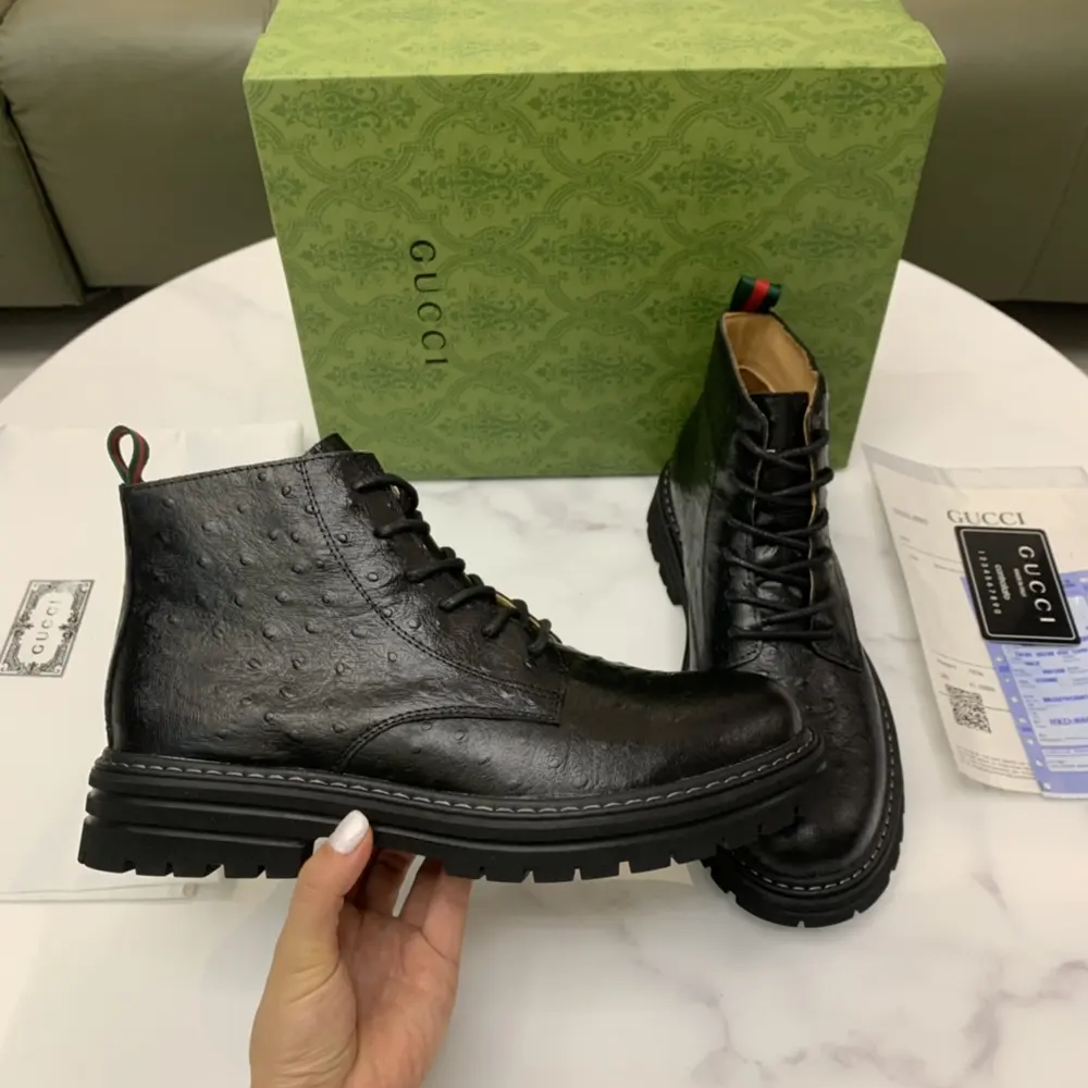 GUCCI G’s new Martin boots