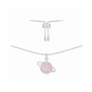 Apm monaco gold and pink planet necklace Classic planet series Selected imported materials