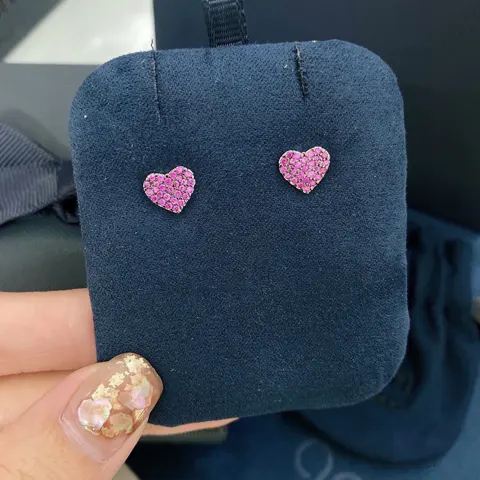 Apm monaco heart earrings