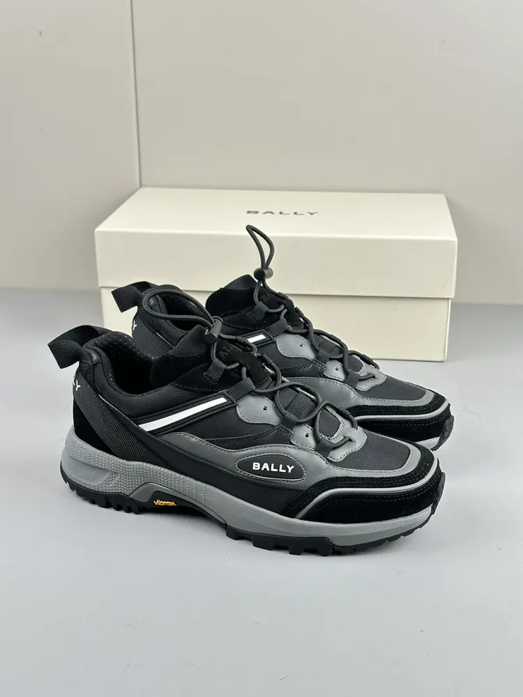 Bally Vibram thick-soled running shoes offer a sporty look