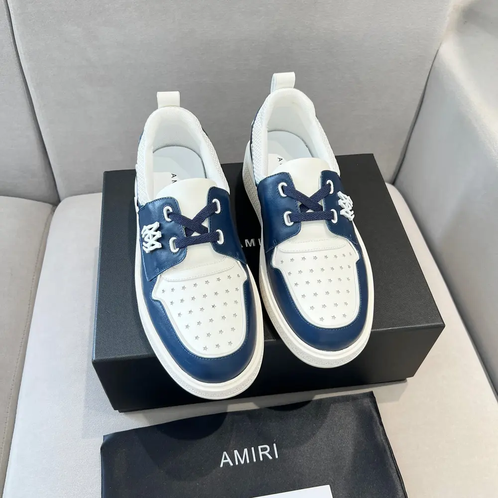 AMIRI 2025 strappy AMIRI bone shoes tassel casual leather shoes