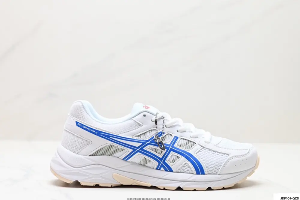 ASICS breathable mesh upper with some synthetic leather material