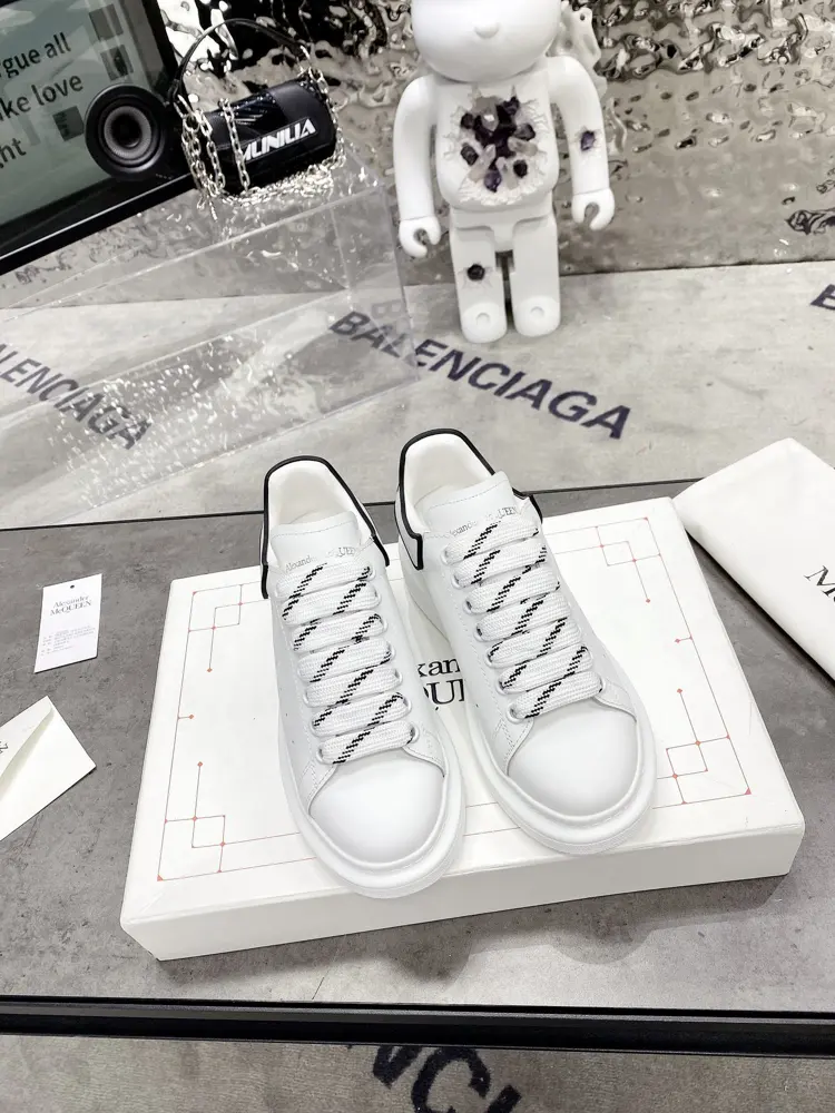 Alexander McQueen’s classic white shoes. If you don’t have the confidence to make the