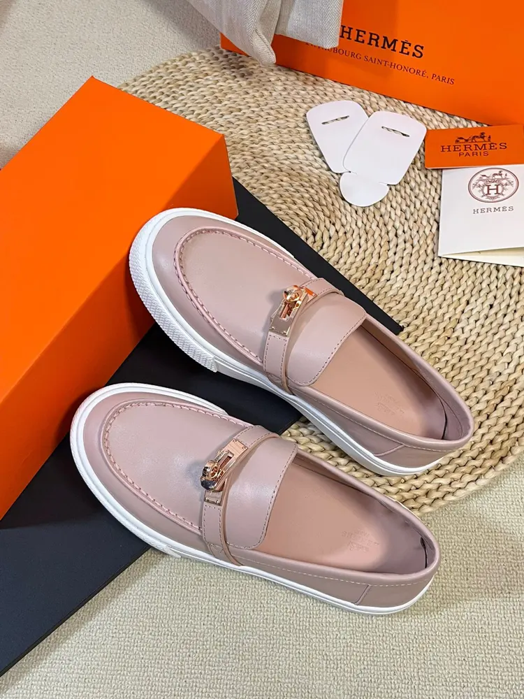 Hermès Kelly buckle casual loafer slip-on shoes are now available