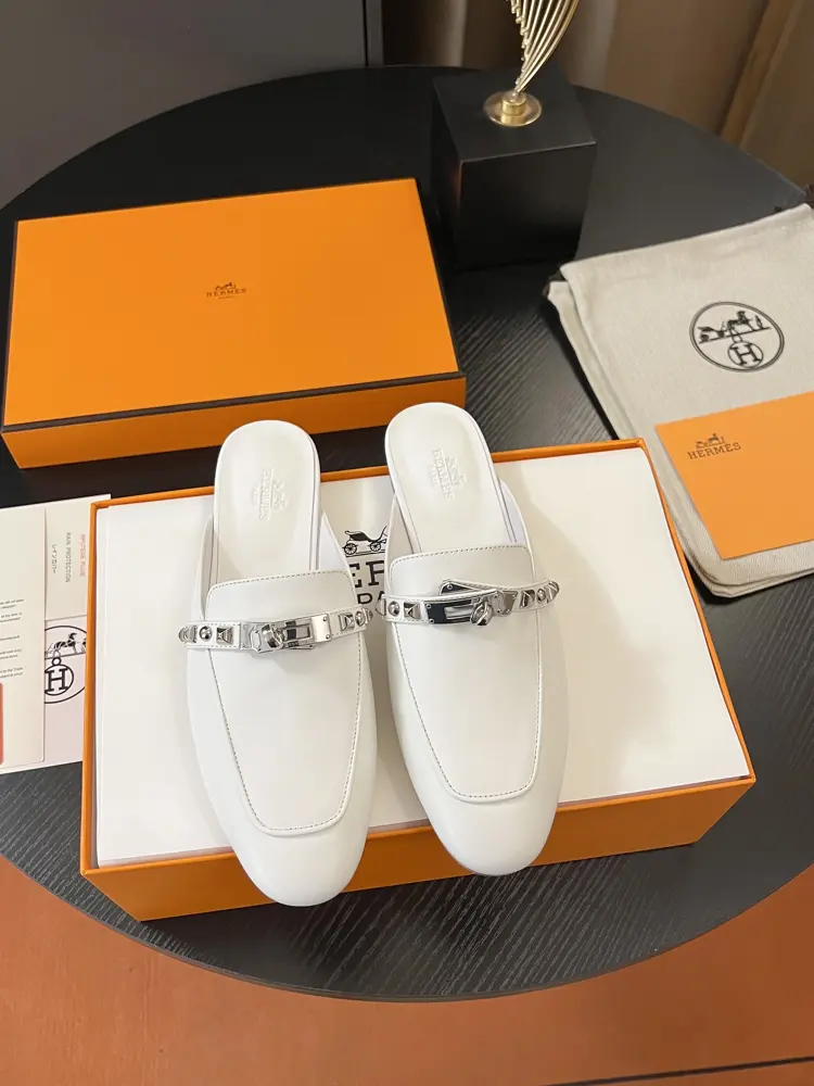 Hermès classic Kelly Mule half-slippers