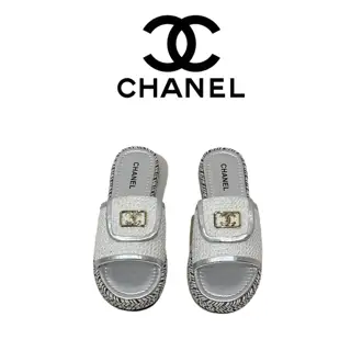 Chanel bread slippers