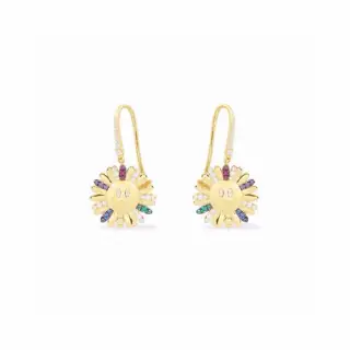 Apm monaco Rainbow Daisy Earrings