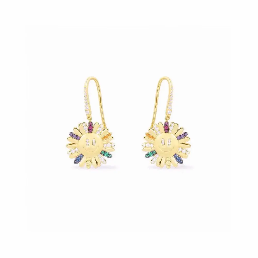 Apm monaco Rainbow Daisy Earrings