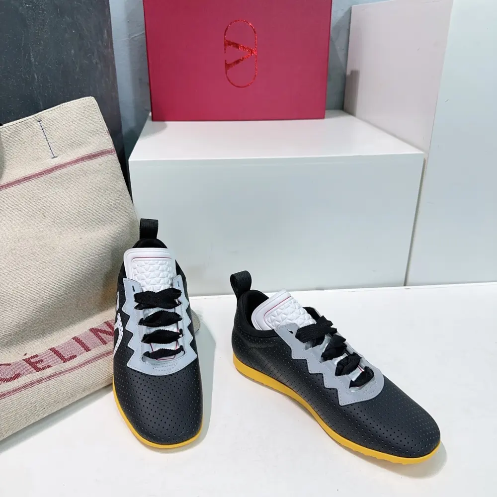 Valentino Chromathon series eyelet reflective ballet casual sports shoes Dexun shoes