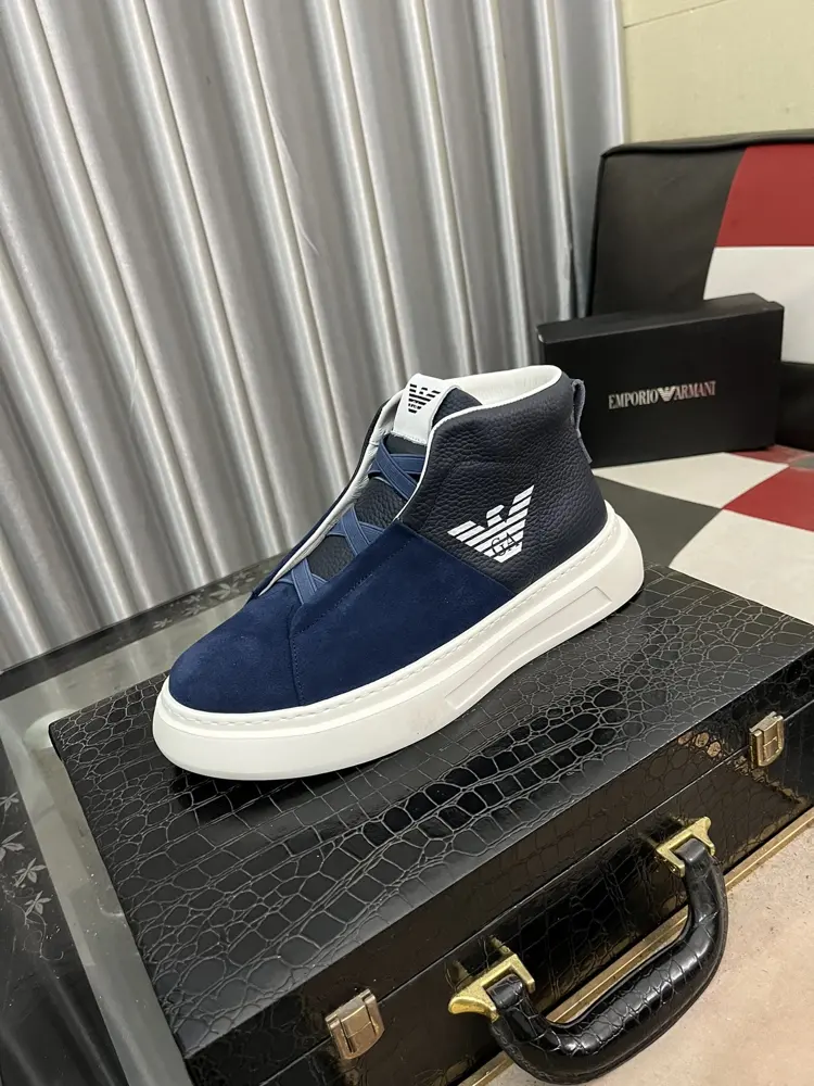 Armani high-top casual men’s shoes