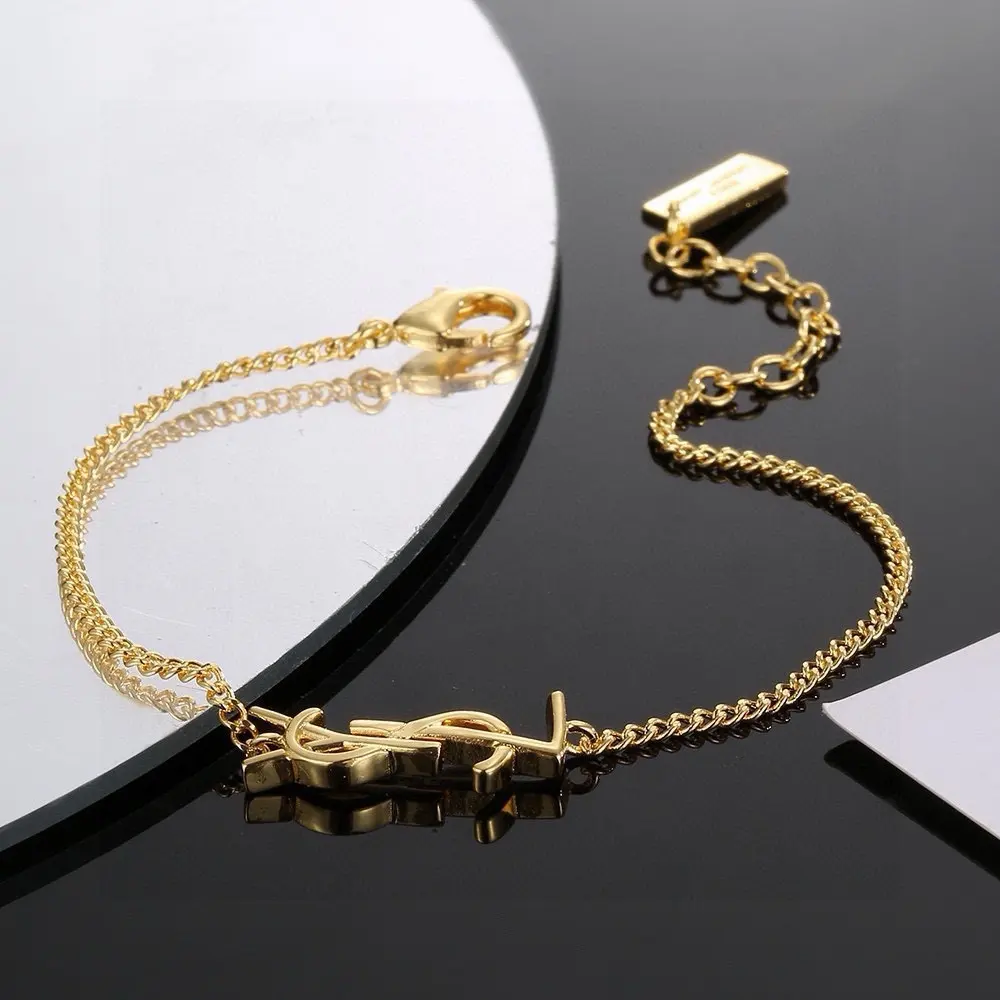 Yves Saint Laurent letter bracelet