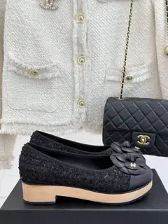 Chanel Thick-soled Camellia Series Shoes