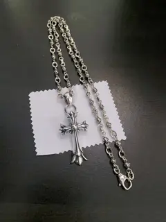 Chrome Hearts Double Cross Necklace
