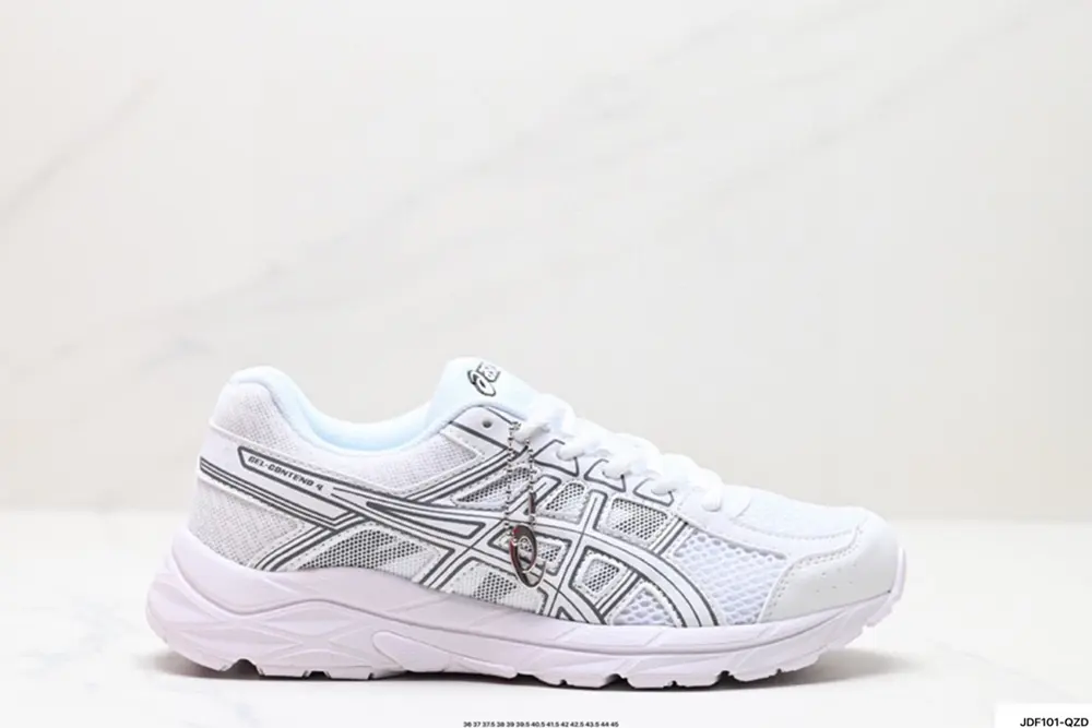 ASICS breathable mesh upper with some synthetic leather material