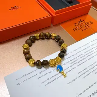 New product launch Hermas bracelet Luxury Hermes bracelet Natural stone bracelet for men
