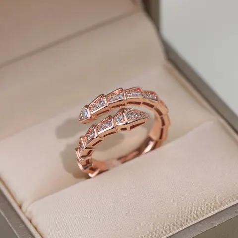 Bvlgari Snake Ring Paying tribute to the Serpenti animal by capturing its charm