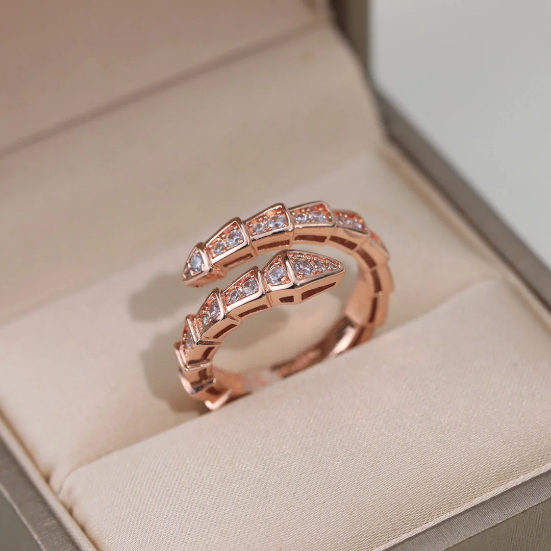Bvlgari Snake Ring Paying tribute to the Serpenti animal by capturing its charm