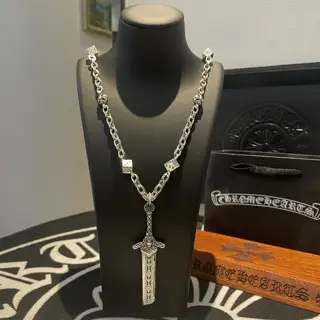 Chrome Hearts dice necklace