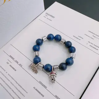 DIOR Multi-element agate Thai silver style bracelet