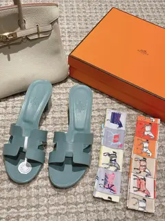 Hermes H Slippers Oran Sandal Series————————————Fashionable and versatile Super comfortable