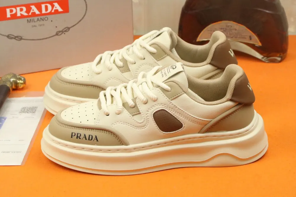 Prada Italian men’s shoes are featured on the cover of the quarterly fashion magazine