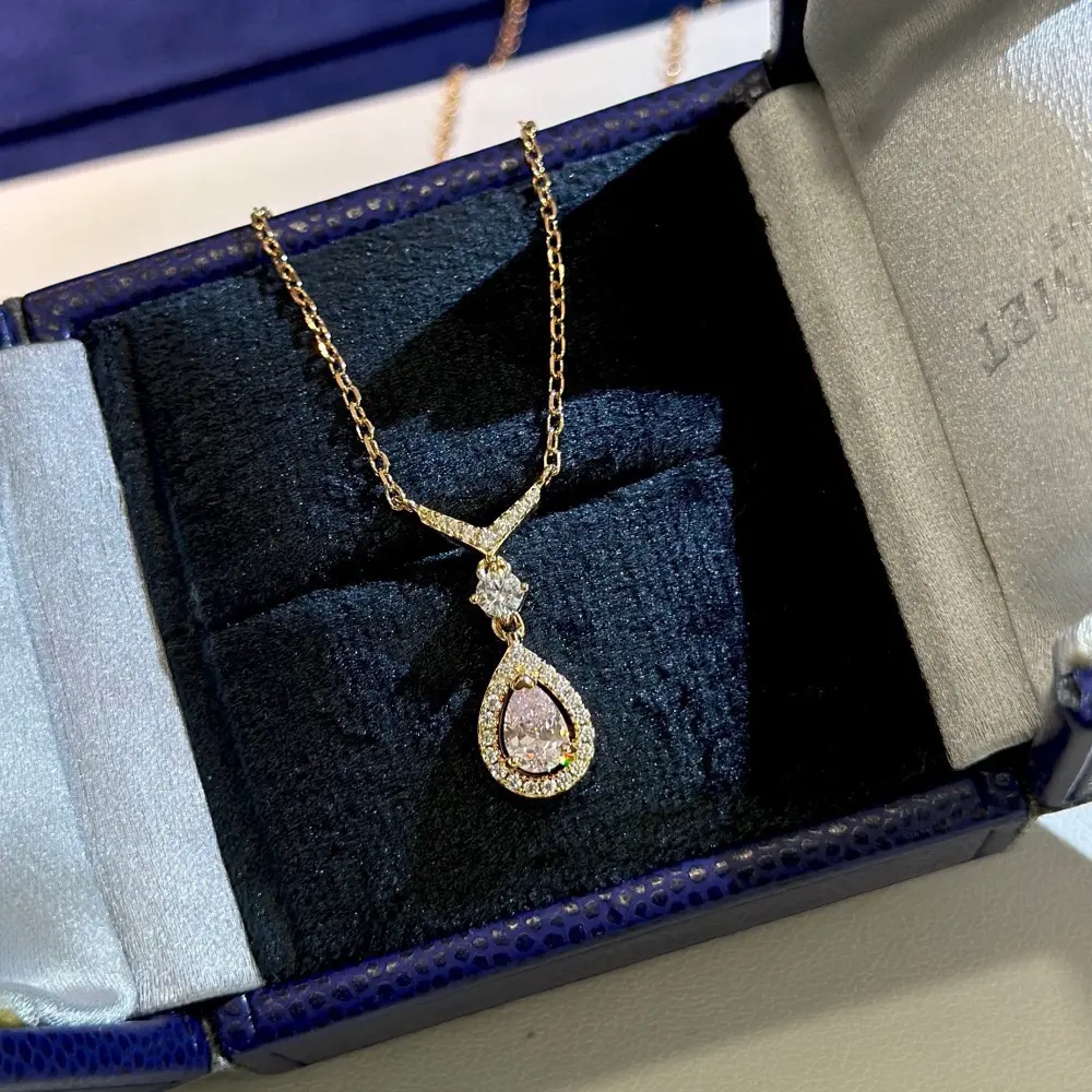 Chaumet Paris Water Drop Pear-shaped Diamond Tassel Necklace