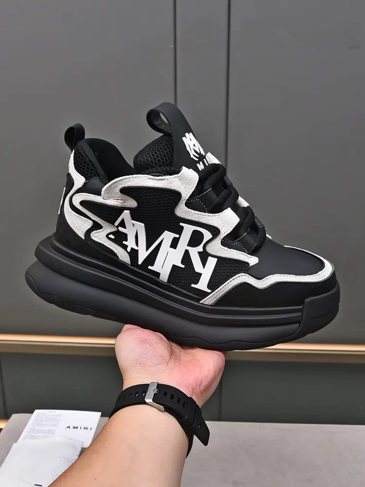 AMIRI’s latest embroidery and color matching bread casual sports shoes series〰