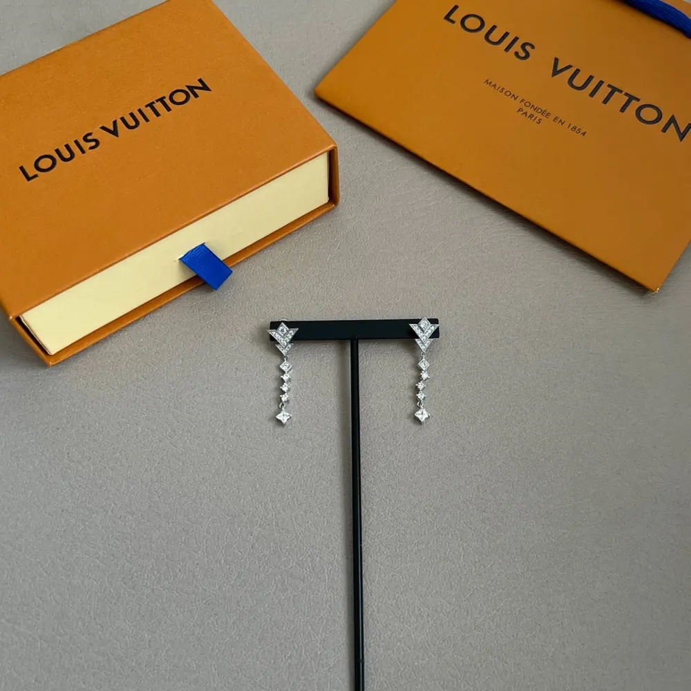Louis Vuitton Monogram floral earrings
