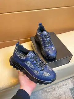 Dior modern style sports shoes. A must-have casual shoe for trendy men Original brand