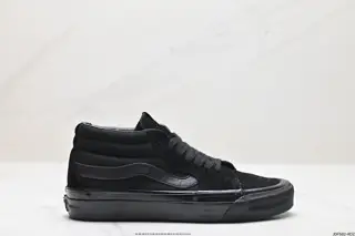 Vans Lx Sk8-Mid Reissue 83 leather wear-resistant mid-top sneakers VN000CQQBKA