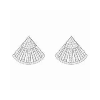 Apm monaco small fan-shaped earrings