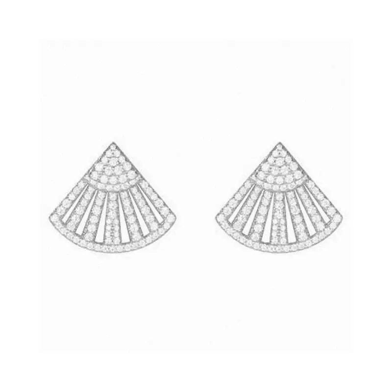 Apm monaco small fan-shaped earrings