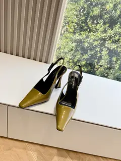Top quality Saint Laurent / Lee metal diamond chain high heels