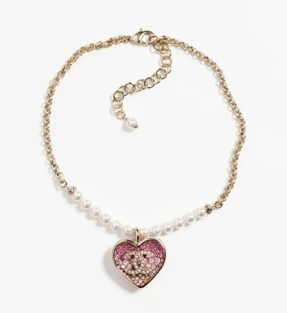 Chanel heart necklace