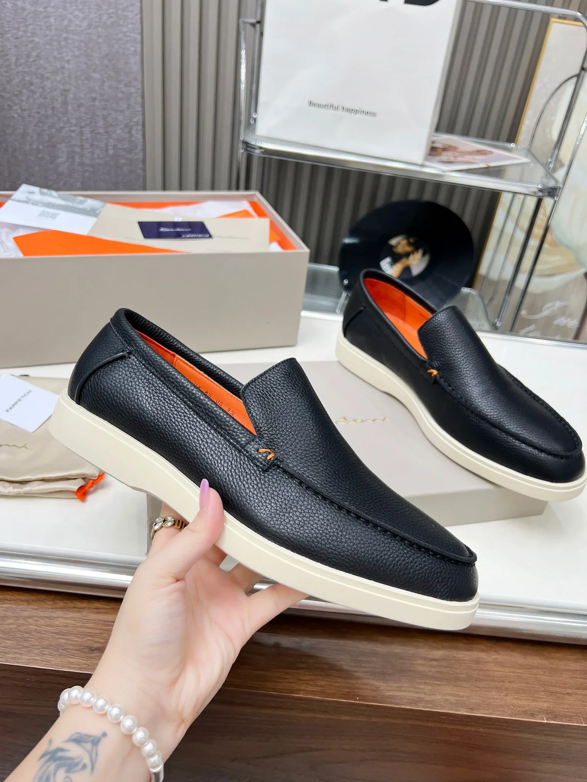 Santoni four seasons classic loafers